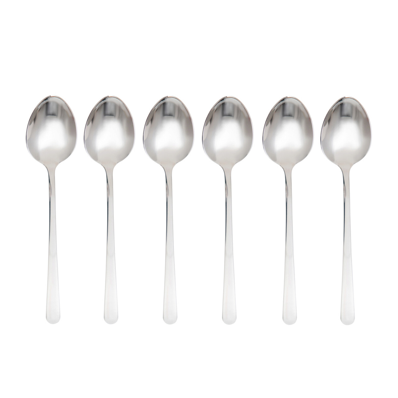 Set tacamuri 24 piese Lugano, Homla, inox 18/0, argintiu - imagine 4