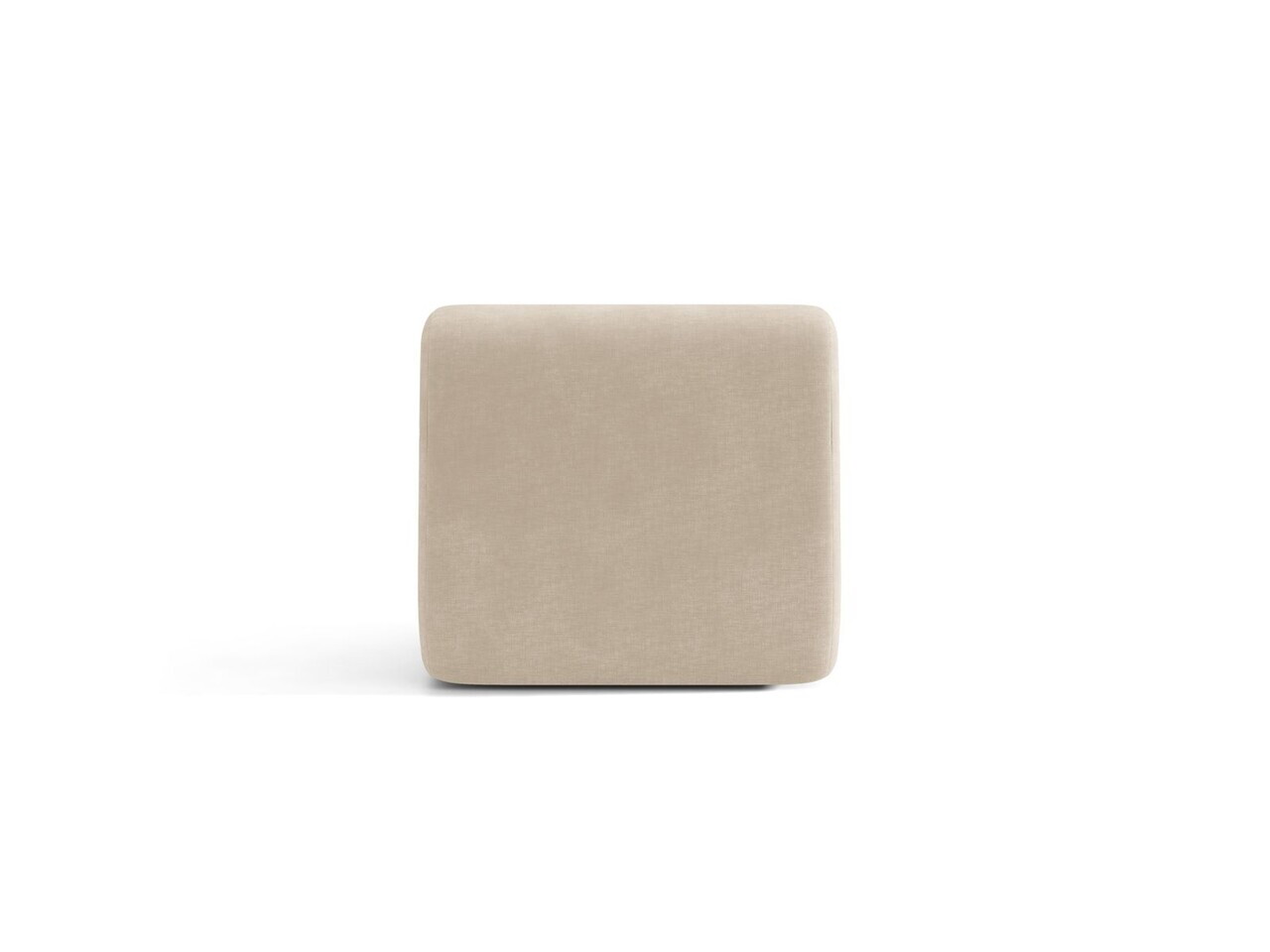 Modul canapea 1 loc fara cotiere, Neo, Micadoni Home, 85x100x83 cm, tesatura Chenille, bej deschis — imaginea 4