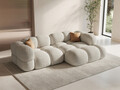 Coltar dreapta 3 locuri, Loretto, Cosmopolitan Design, 250x147x68 cm, tesatura structurata, bej