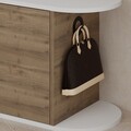 Pantofar, Decortie, Nova Shoe Bench, 104x50x37 cm, PAL, Hitit / Alb