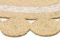 Covor, Ptn 04 Natural White , 100% POLIPROPILEN/IUTA/BUMBAC RECICLAT, Crem