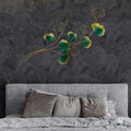 Decoratiune de perete, Yiwu, Metal, Dimensiune: 120 x 4 x 100 cm, Multicolor