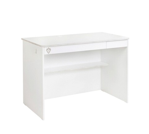 Birou, Çilek, White Study Desk, 113x75x59 cm, Multicolor