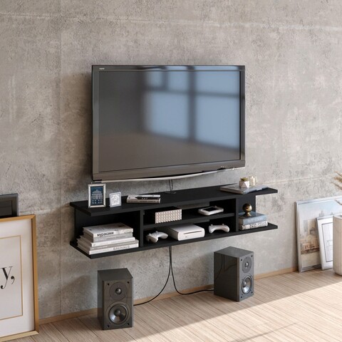 Comoda tv, zena home, pivot, pal, negru