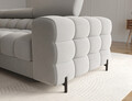 Coltar extensibil dreapta 3 locuri ELTAP, LT-04SO, Felro, 285x181x93 cm, lemn/poliester, gri inchis