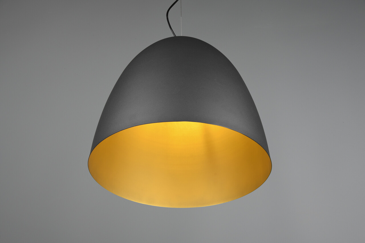 Lustra Tilda, RL, 40x150 cm, 40W, 1x E27, metal, negru/auriu - view 4