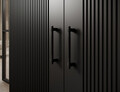 Dulap multifunctional ELTAP, Raftt, 122x42x140 cm, PAL/MDF, negru