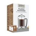 Cafetiera sticla French Press, Kitchen Craft, 6 cesti, 850 ml, inox/sticla borosilicata