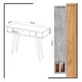Bufet, Mod Design, Lawen, 100x87.6x30 cm, Stejar / Alb