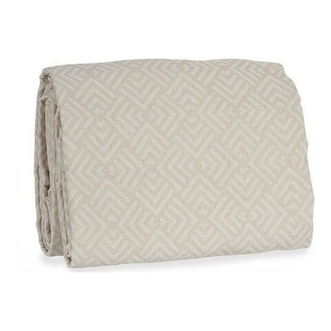 Cuvertura de pat Geometric Quilt, Gift Decor, 240 x 260 cm, amestec bumbac, bej 240 imagine 2022