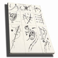 Tablou decorativ, 70100KANDINSKY010, Canvas, Lemn, Multicolor
