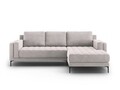 Coltar dreapta, Orrino, Mazzini Sofas, 4 locuri, 242x164x82 cm, catifea, argintiu