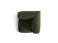 Modul pentru canapea, 1 loc, Martina-120, Micadoni Home, 100x100x75 cm, catifea, verde