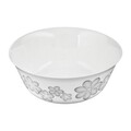Bol salata Dream Flower, Ambition, portelan, 24 cm, alb