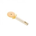 Rola pentru feliat pizza Delicia, Tescoma, 19 cm, plastic/nailon, bej/galben