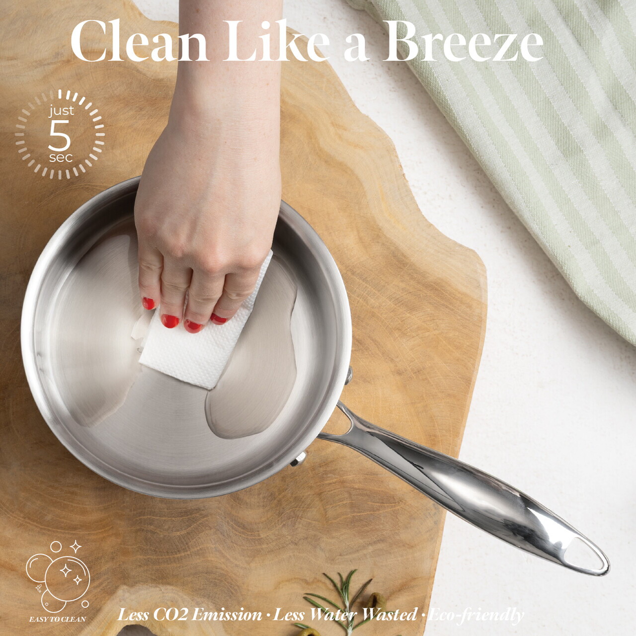 Cratita cu capac Berlinger Haus, Copper Touch, 16 cm, inox, argintiu - imagine 12