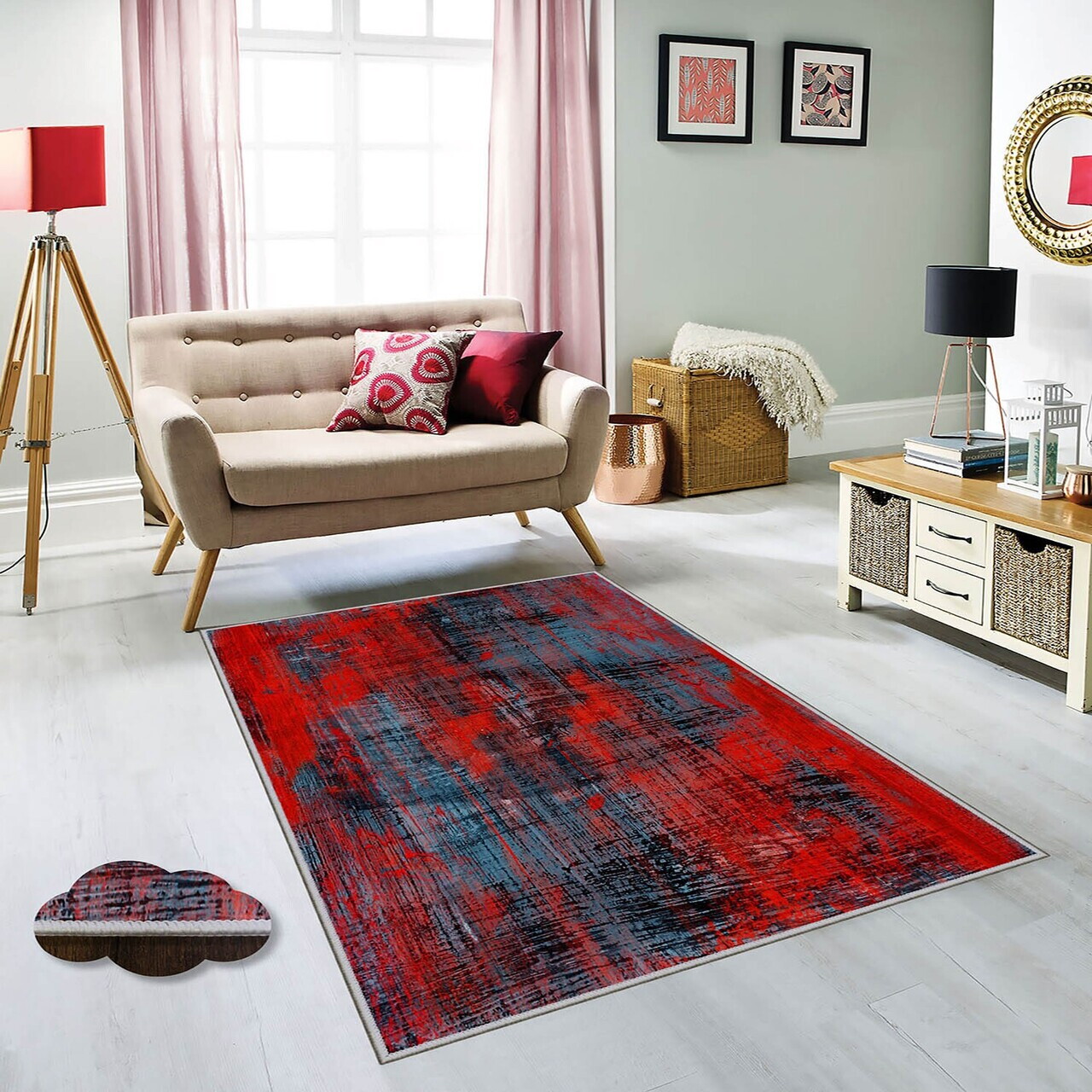Covor Exfab252 100x150 cm Poliester Multicolor
