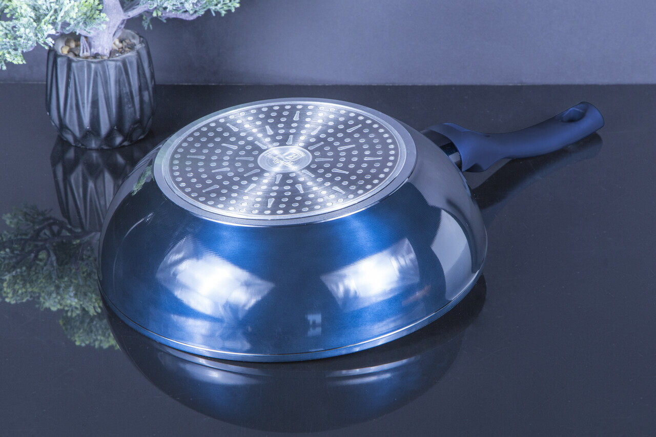 Tigaie Wok Berlinger Haus, Aquamarine, 28 cm, 3.2 L, aluminiu forjat, blue - view 11