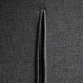 Scaun de birou rotativ Seensa, 67x58x81-89 cm, metal/poliester, gri