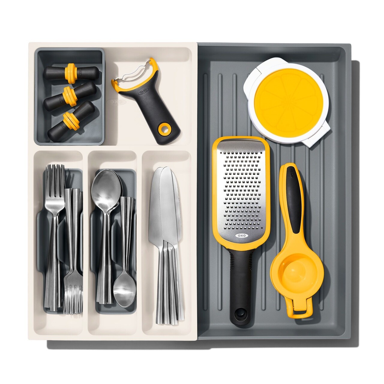 Organizator extensibil pentru sertar, plastic, 25-45,9 cm, "Good Grips" - OXO - imagine 2