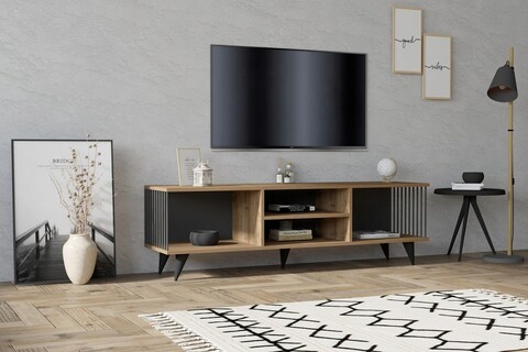 Comoda tv, asse home, josef, 160x48.6x40 cm, nuc