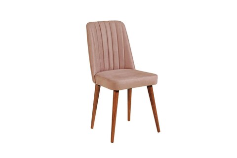 Set masă și scaune extensibile, Vella, Vina 0900, PAL, Nuc / Piatra