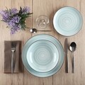 Serviciu de masa 18 piese Artesia, Versa, portelan, albastru aqua