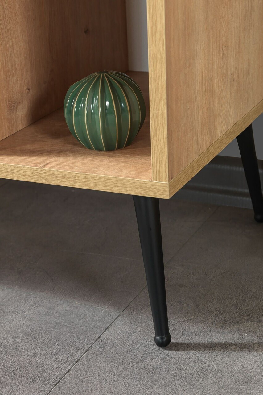 Consola, Hanah Home, Şile 4108, 100x83x44 cm, PAL, Maro — imaginea 7