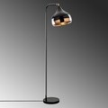 Set lustra, lampadar si aplica de perete, Yildo - Set4, Opviq, E27, 40W, negru/cupru