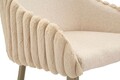 Set 2 scaune de bar Alaska -A, Mauro Ferretti, 52x46x111 cm, fier/poliester, crem