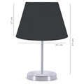 Lampa de masa, Insignio, 780SGN4507, PVC, Antracit