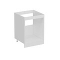 Dulap pentru bucatarie, Hanah Home, Minar, 60x87x58 cm, Alb / Antracit