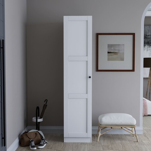 Dulap multifunctional, Miwood, Lucas 1600-67, Alb