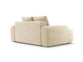 Canapea 2 locuri, Linz, Cosmopolitan Design, 175x100x84 cm, catifea, bej deschis