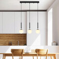 Lustra, Fulgor, 942FLG1469, Metal, Alb/Negru