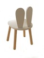 Scaun pentru copii, Bambini, Bunny Chair, Alb