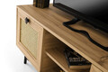 Comoda TV, Kalune Design, Begonya 140, 140x60x40 cm, Stejar / Negru