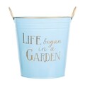 Ghiveci Life in Garden, Creaciones Meng, 20.5x20.5 cm, albastru