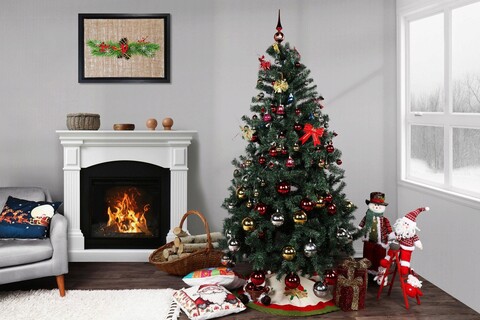 Brad artificial, Christmas Tree 250, Fier, Verde
