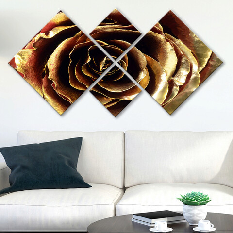 Set 4 tablouri decorative, 4MDF757862101, MDF, Imprimat UV, Multicolor Evans