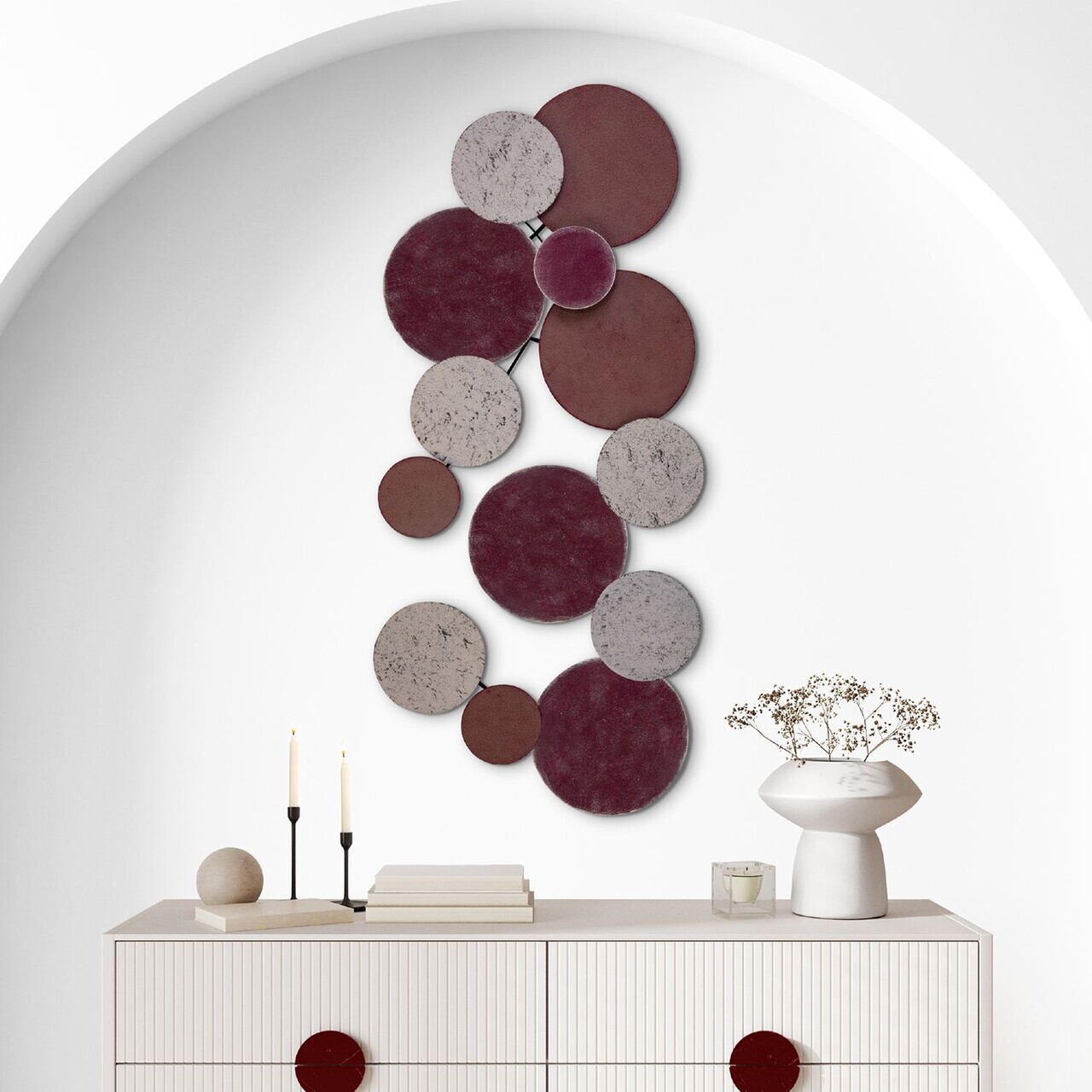 Decoratiune de perete, Wise, Dimensiuni: 100 x 8 x 50 cm, Multicolor — imaginea 3