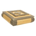 Cutie pentru bijuterii, Brighde, Creaciones Meng, 20x20x6 cm, aluminiu
