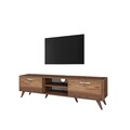 Comoda TV A9 - 221, Rani, 180x35x48.6 cm, maro