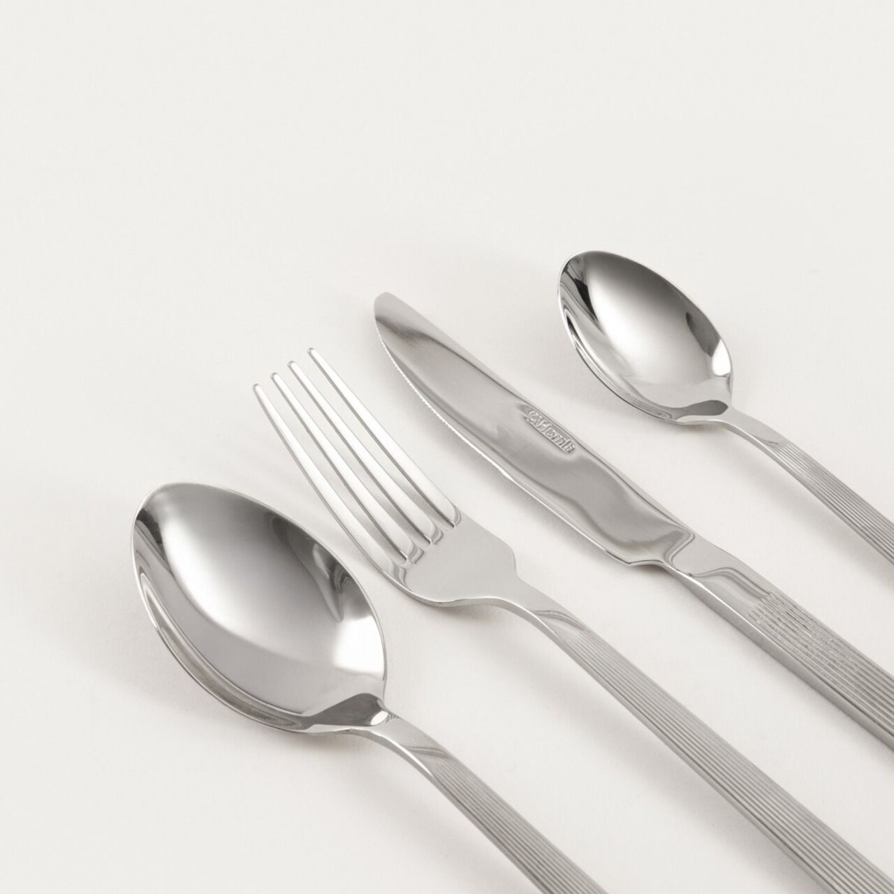 Set tacamuri 16 piese Stride, Homla, inox, argintiu - imagine 2