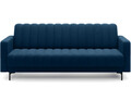 Canapea extensibila 3 locuri ELTAP, Roneyy, 212x89x86 cm, lemn/poliester, albastru