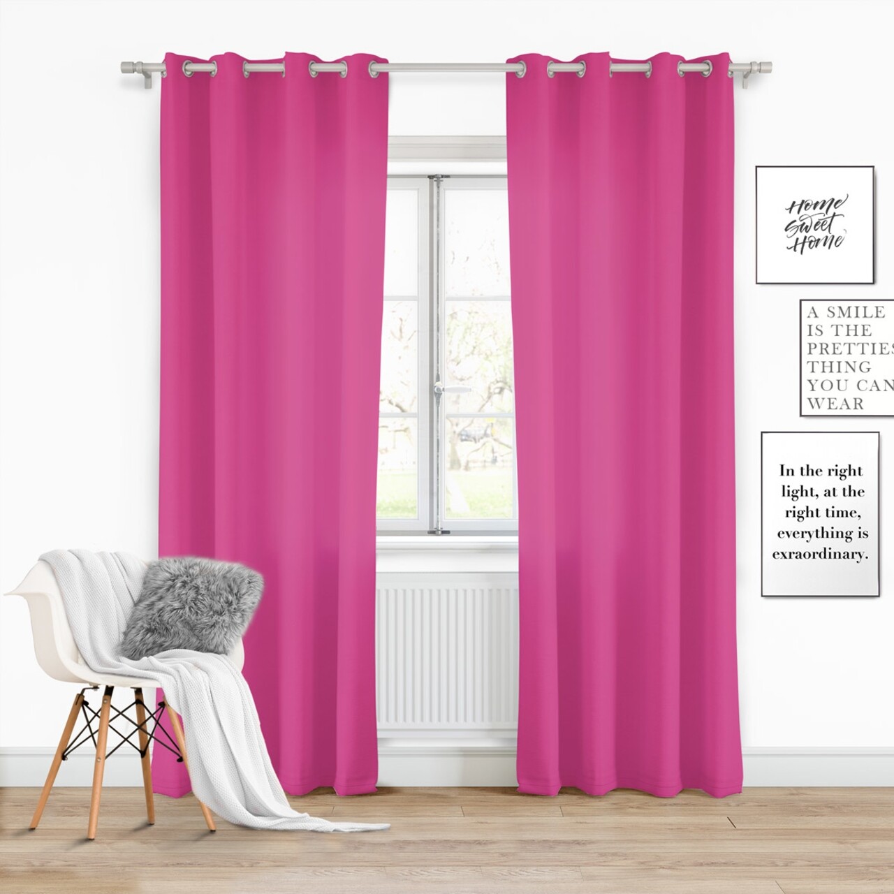 Draperie Viva Amarant, Fashion Goods, 140x250, Poliester, Fucsia