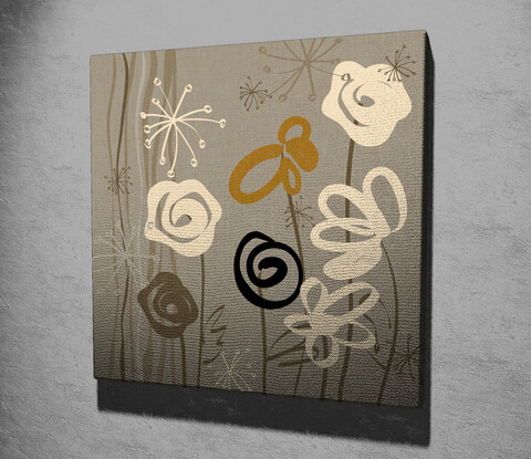 Tablou decorativ, kc062, canvas, dimensiune: 45 x 45 cm, multicolor