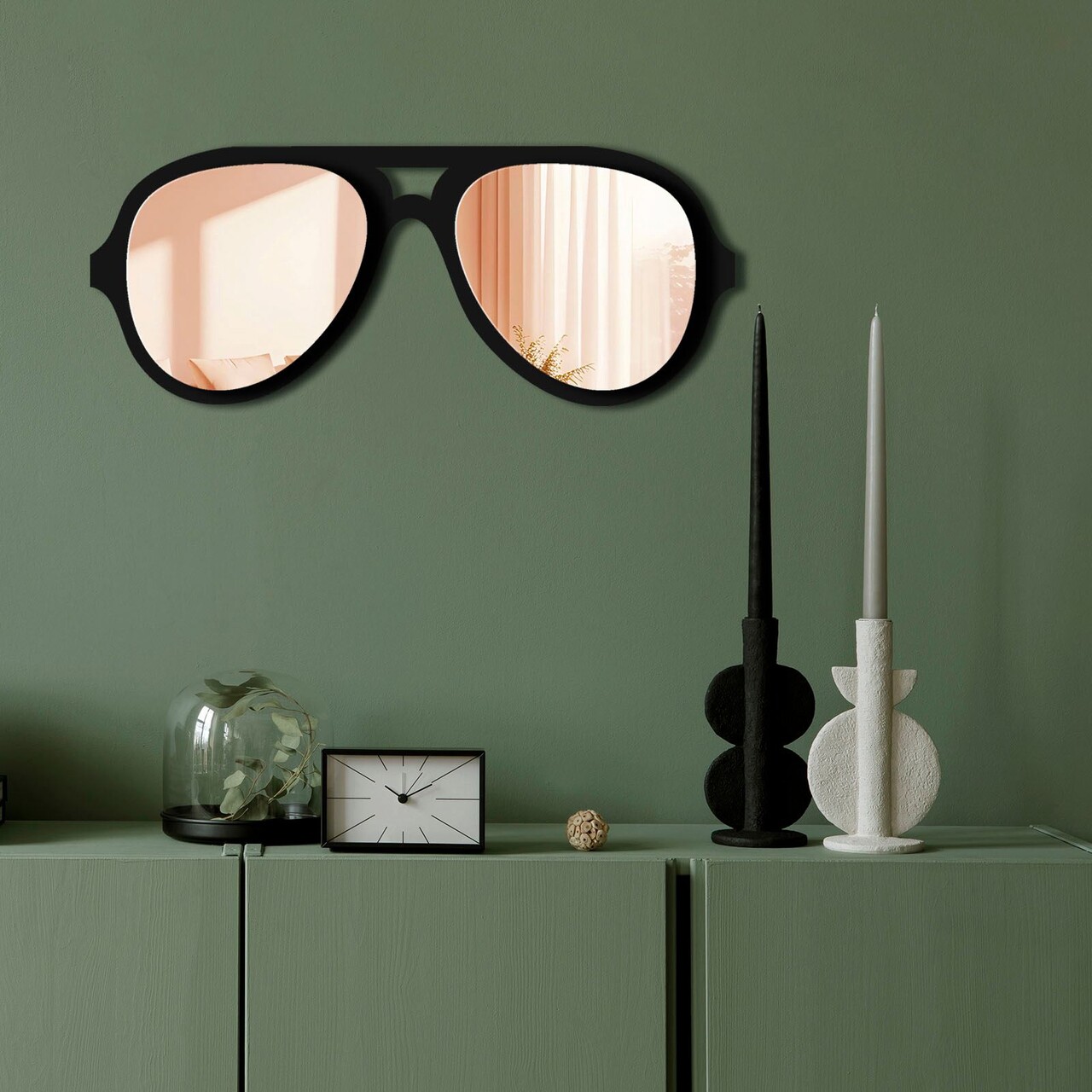 Oglinda decorativa Ozgl508 Partea de jos: 100% EVA (Grosime: 10 mm) Auriu roz