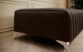 Bancheta, ELTAP, PU-LAU-22NU, Laurence, 132x64x36 cm, poliester, maro