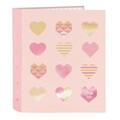 Biblioraft, Glow Lab, Hearts, A4, 27 x 33 x 6 cm, hartie, multicolor